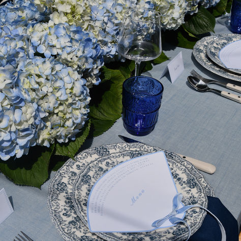 The Tablescape Series: July, Coastal Blue