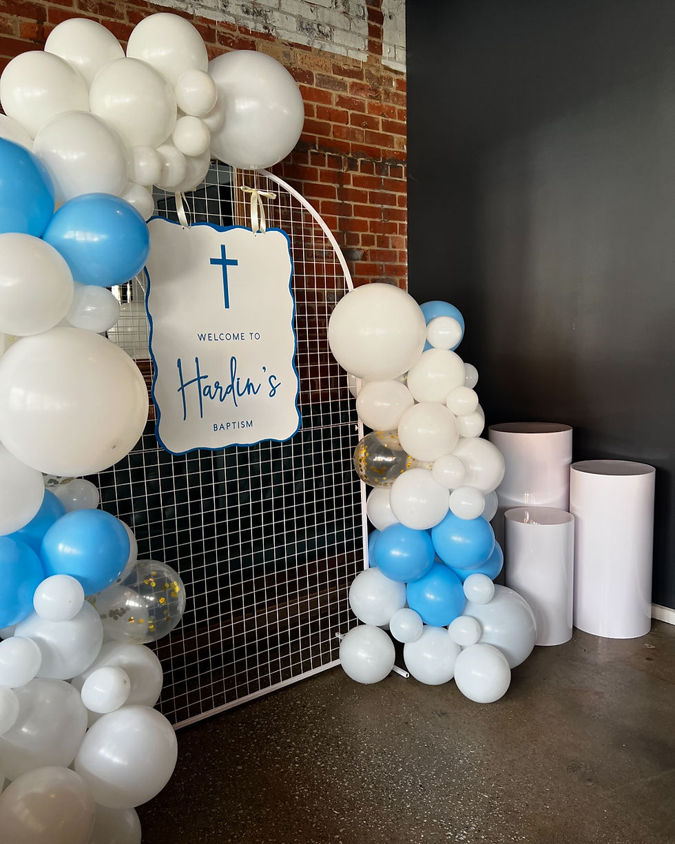 Thumbnail: Baby Boy Balloon Garland