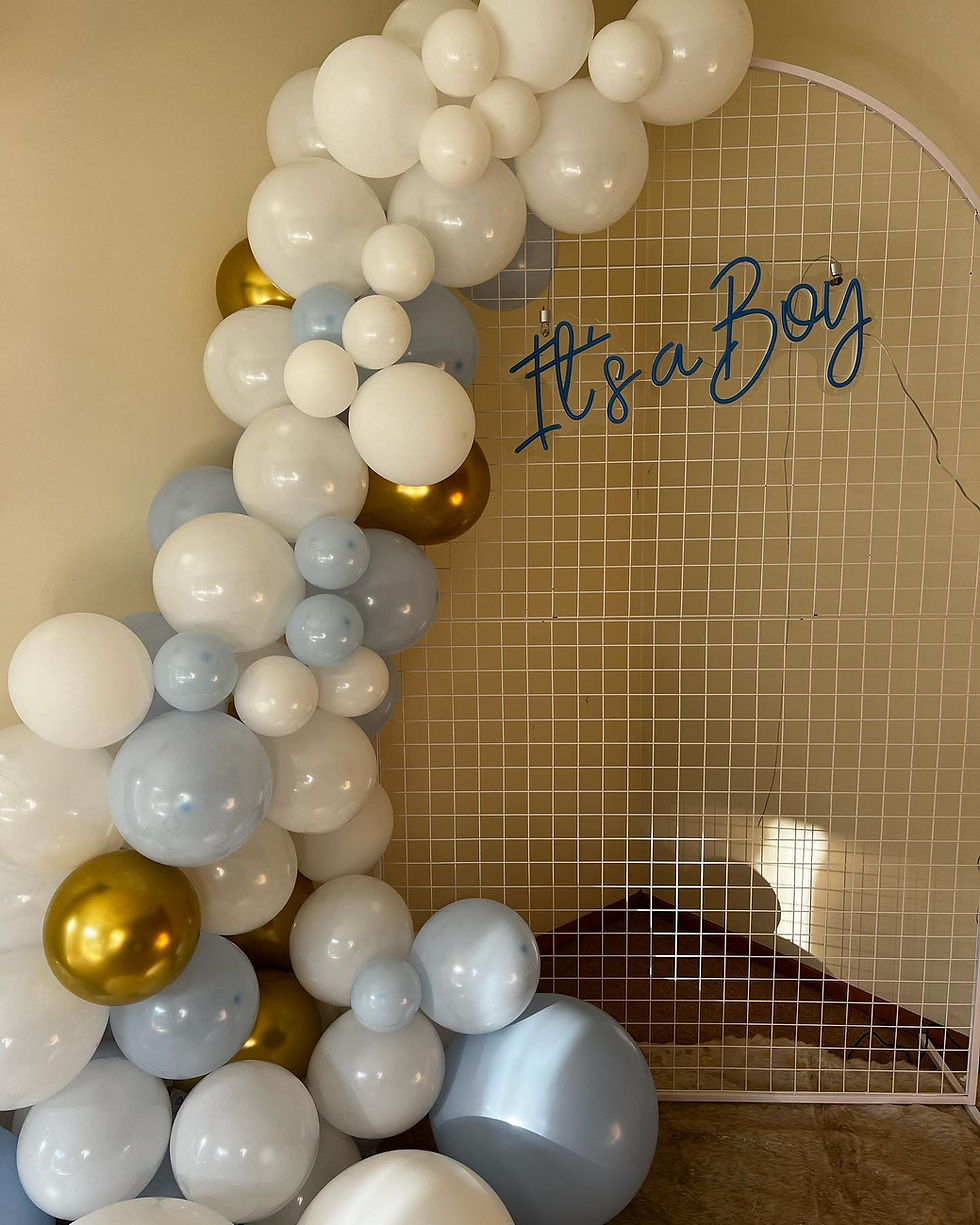 Thumbnail: Baby Boy Balloon Garland