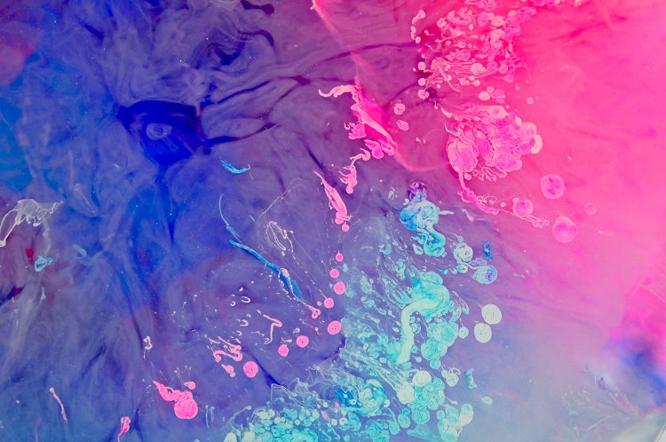Thumbnail: Petri Disc - Cloudy Pink/Blue (#6127)