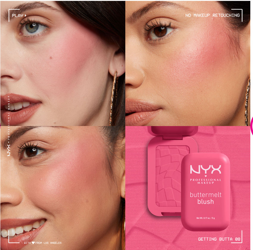 תמונה ממוזערת: סומק פודרה -  Buttermelt Blush Powder של NYX 