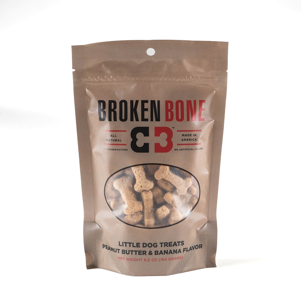 Thumbnail: Peanut Butter Banana Flavor Little Dog Treats