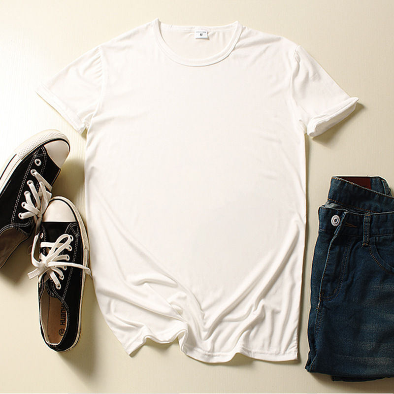 Thumbnail: Loose Fit Round Neck Short Sleeve T-Shirt