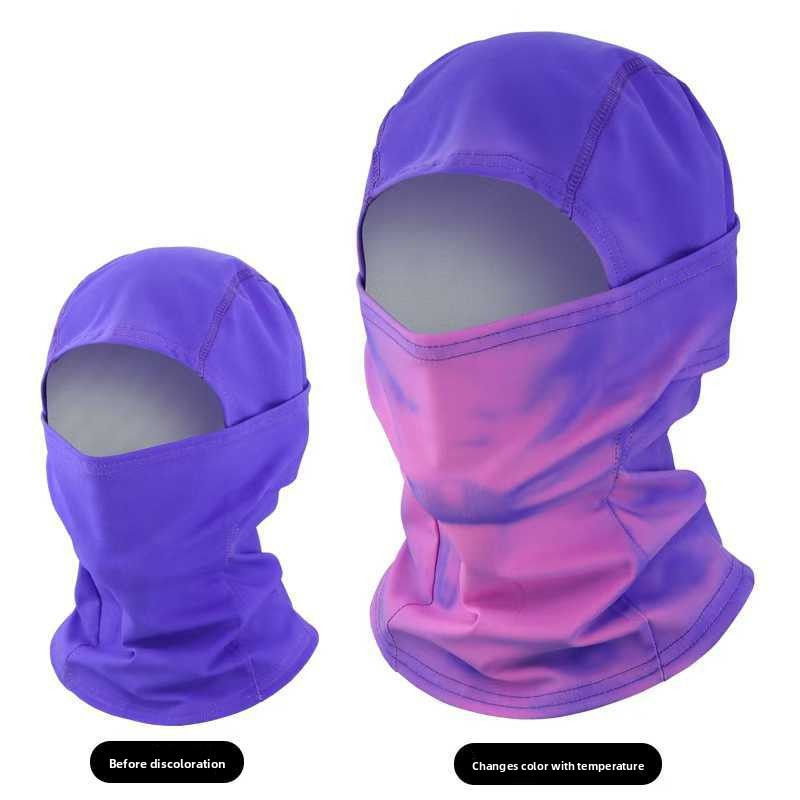 Thumbnail: Temperature-sensitive respiratory discoloration headgear