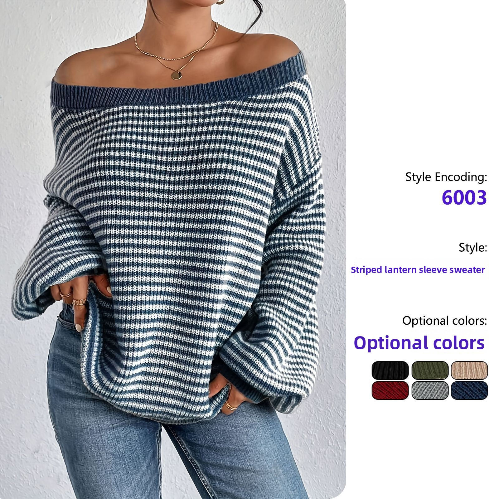 Womens OffShoulder Knit Sweater