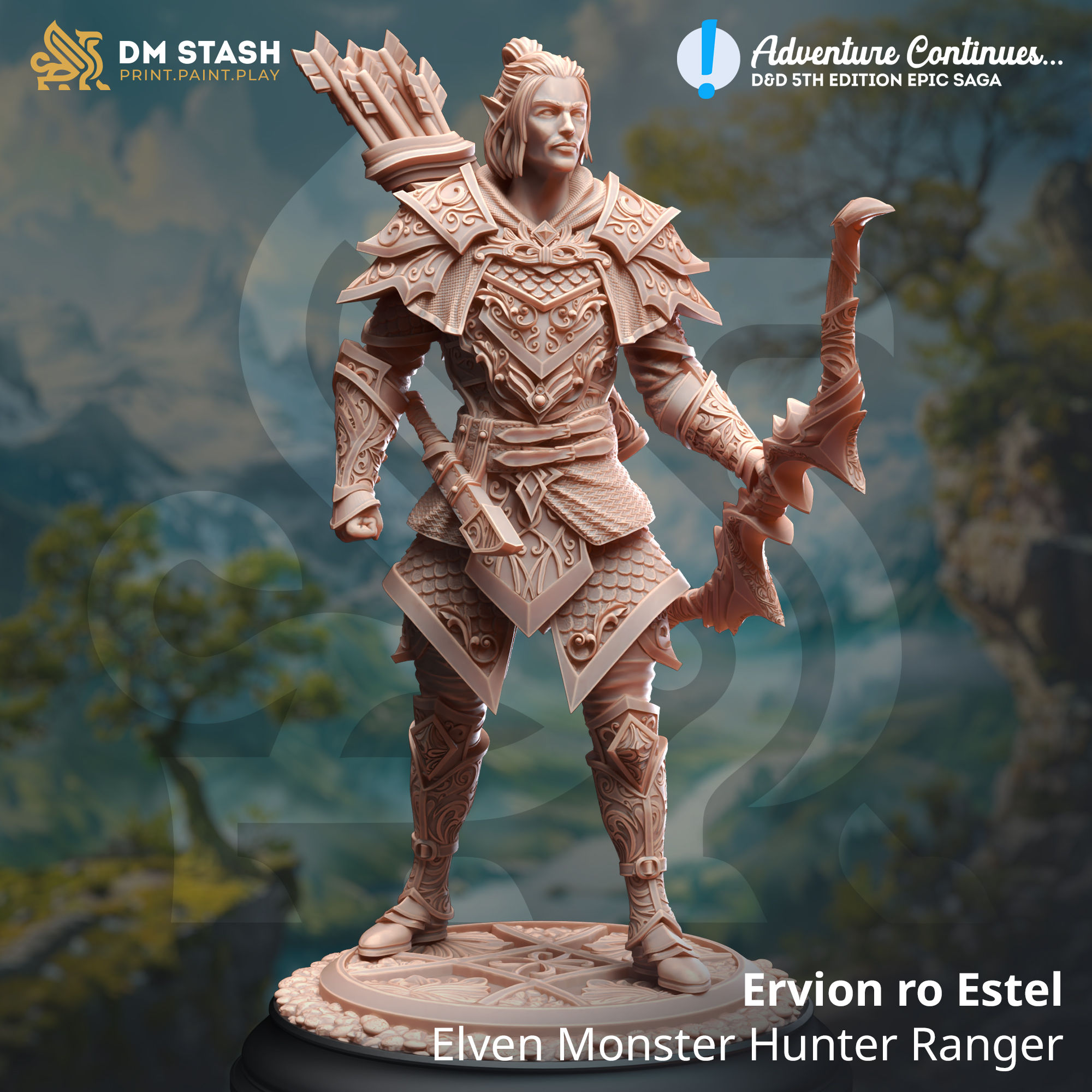 Ervion Ro Estel, Caçador de Monstros - DM Stash