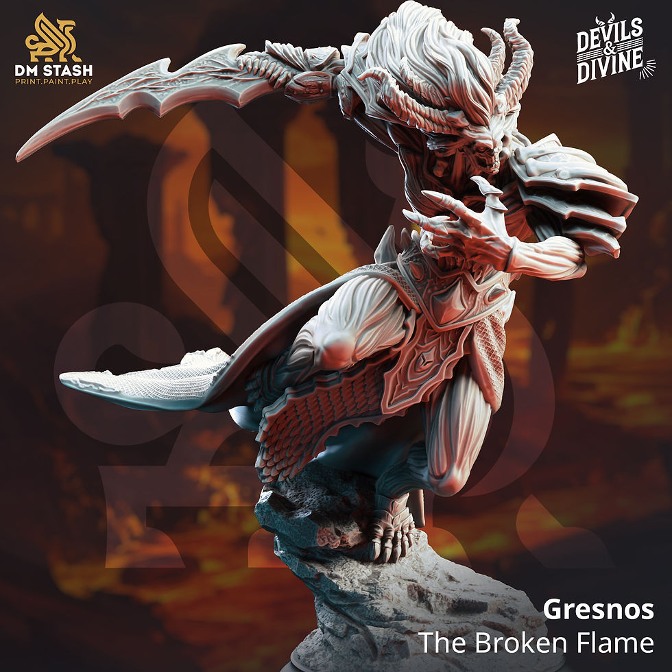Gresnos, The Broken Flame - DM Stash
