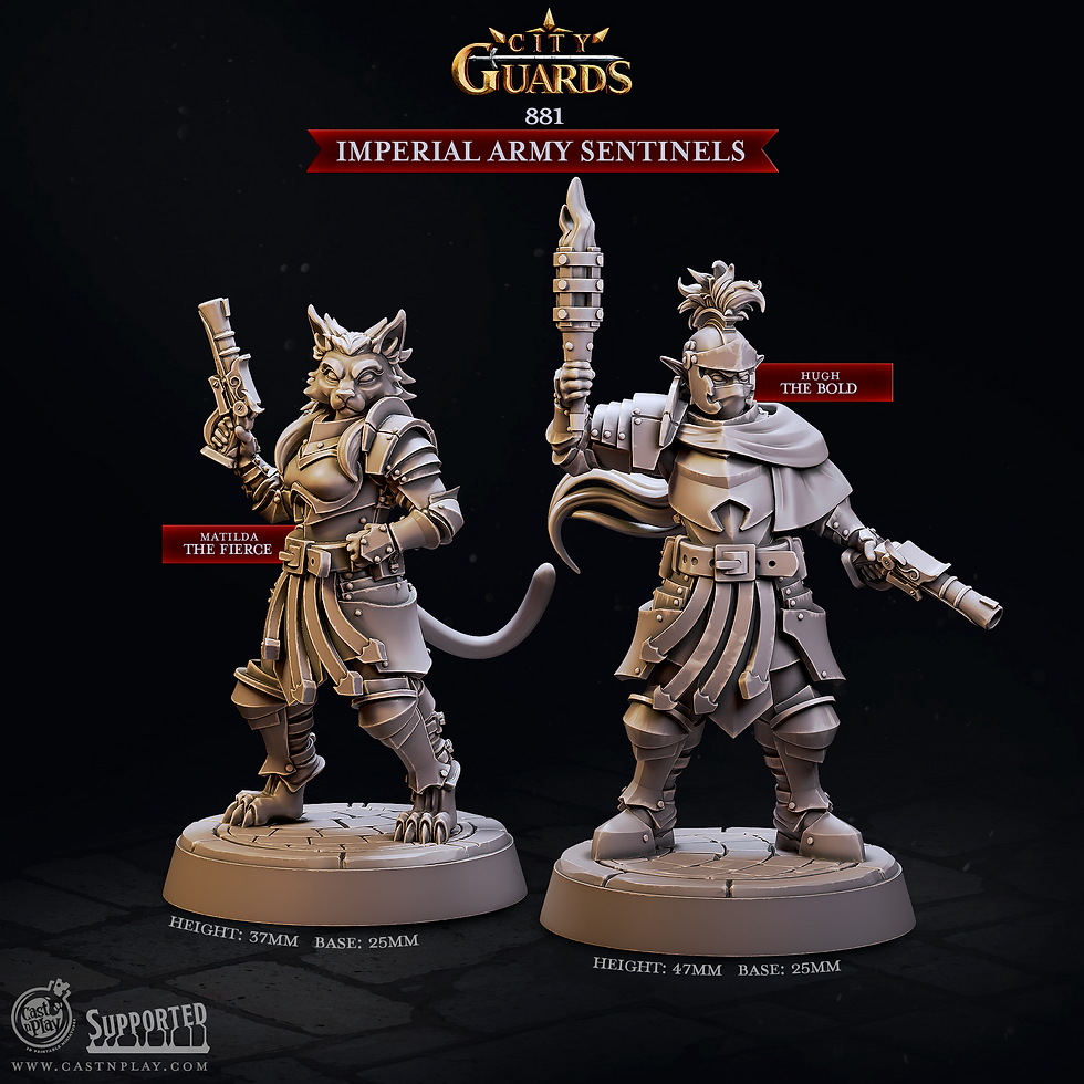 Imperial Army Sentinels - Cast N Play