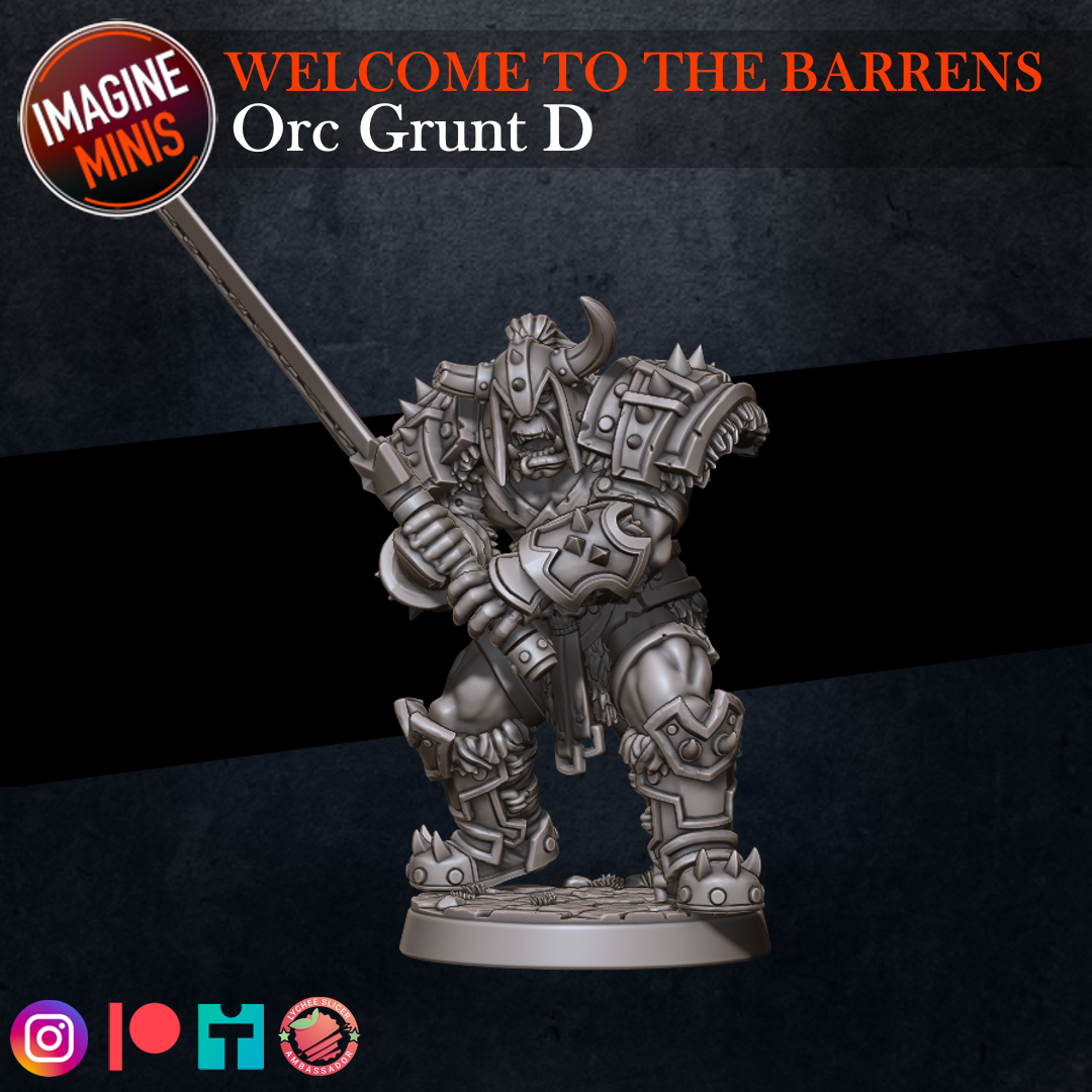 Orc Grunt D - Imagine Minis