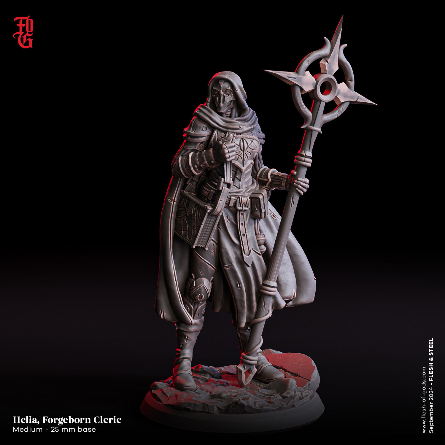 Helia, Forgeborn Cleric - Flesh of Gods