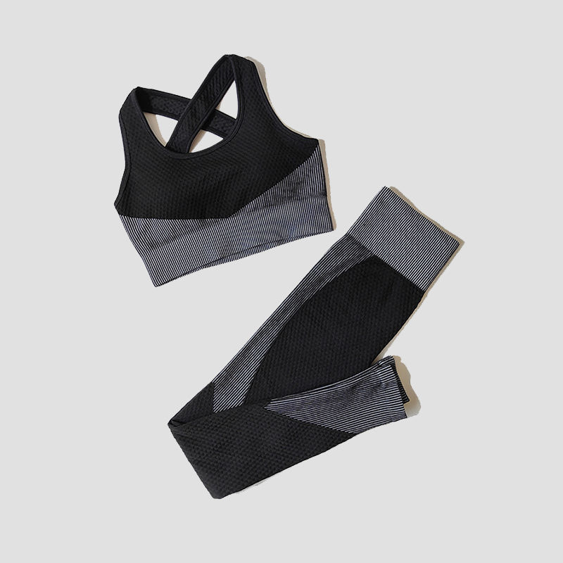 Miniatura: FASHION High Waist Leggings+Sport Bra Women Seamless Yoga Set Fitness Clothing G