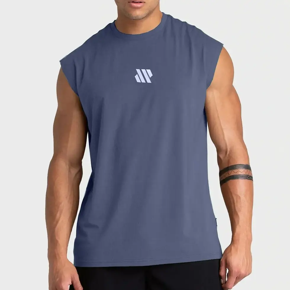 Miniatura: Men's Sleeveless Sports Shirt, Gym Fitness, Running, Quick Drying Vest