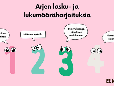 Leiki, laske ja oivalla – luvut tutuiksi arjessa