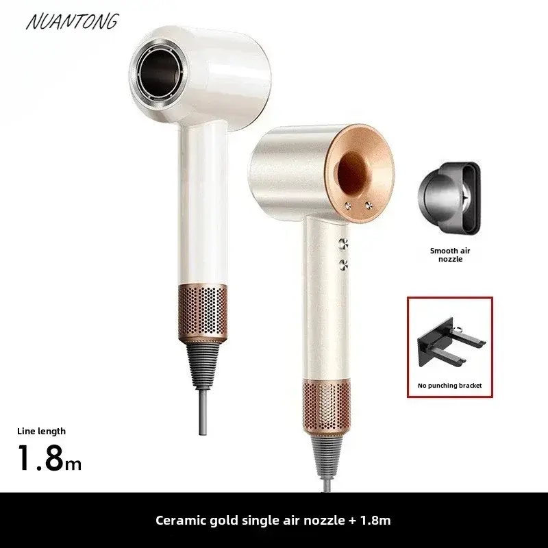 Ionic Hair Dryer with Hot and Cold Air Functionality – Lightweight 5 in 1 Prof