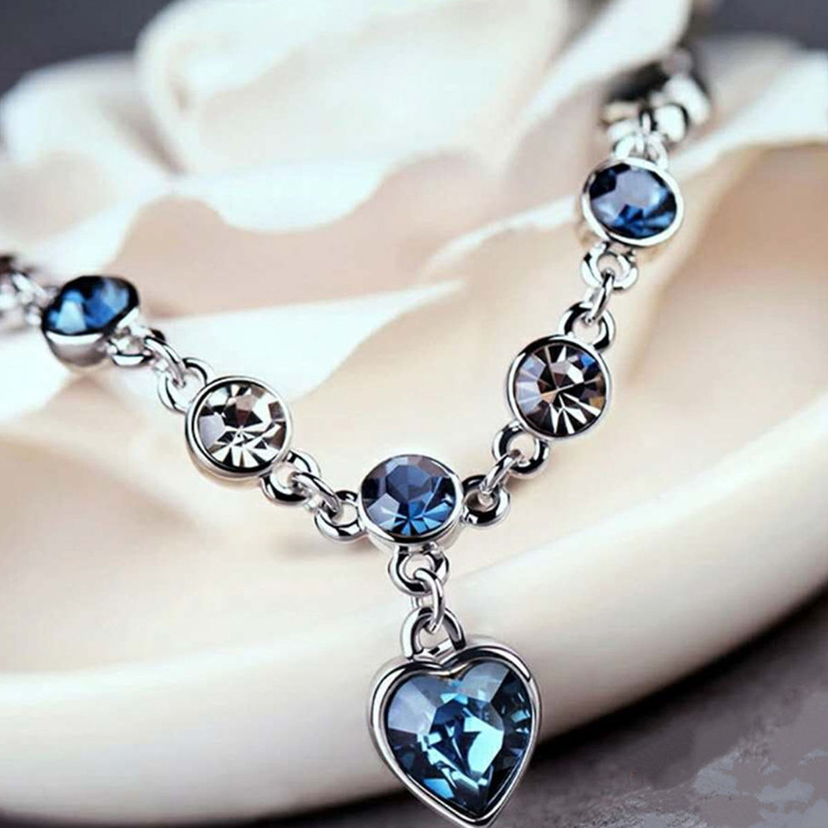 Bracelet Sapphire Heart