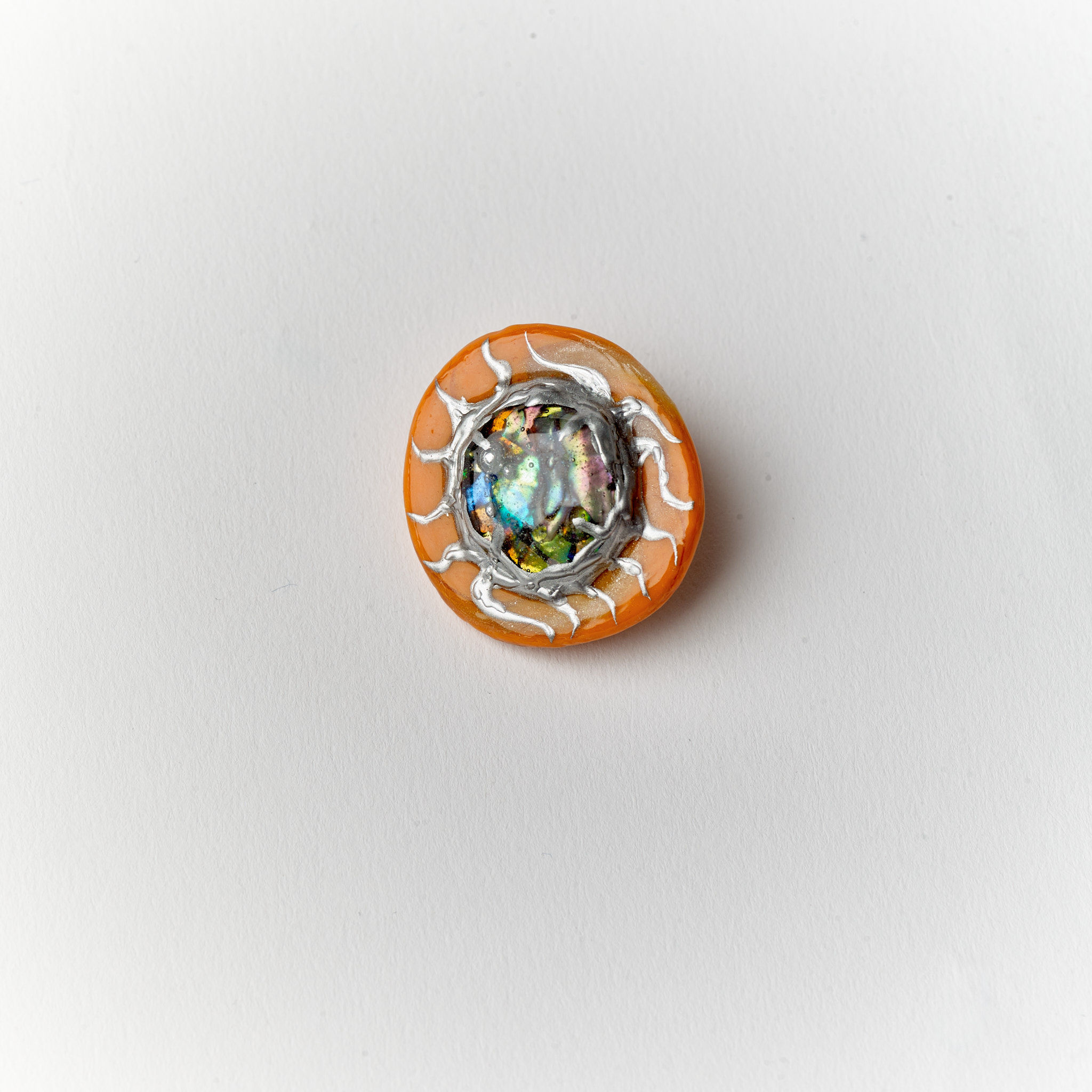Blazing sun pin
