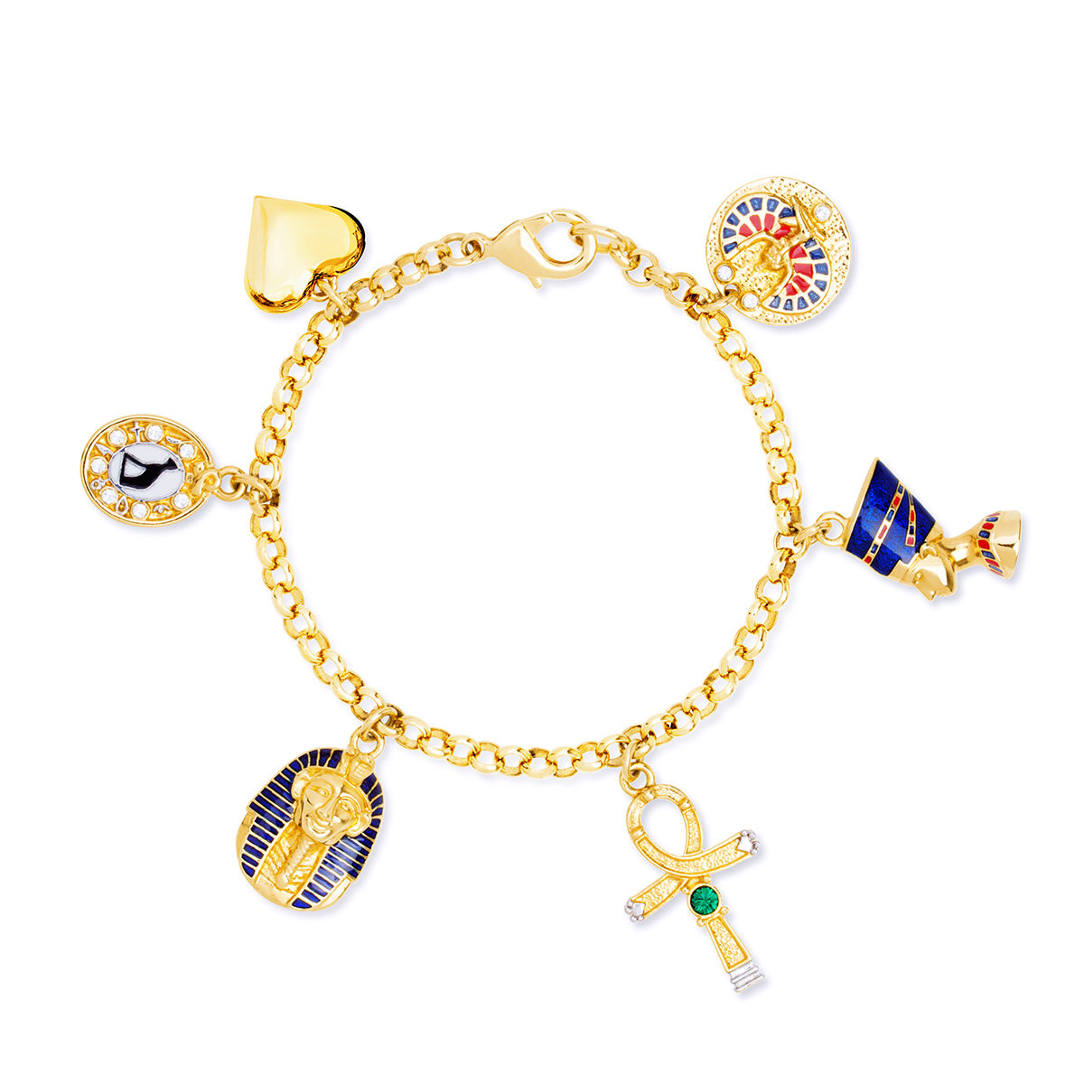 Ancient Treasure Charm Bracelet