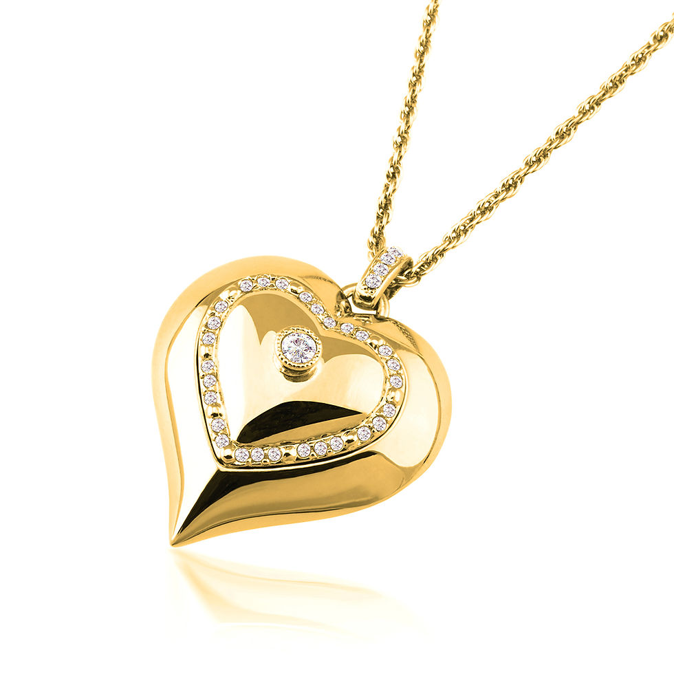 Secrets Of The Heart Crystal Locket Pendant For Her