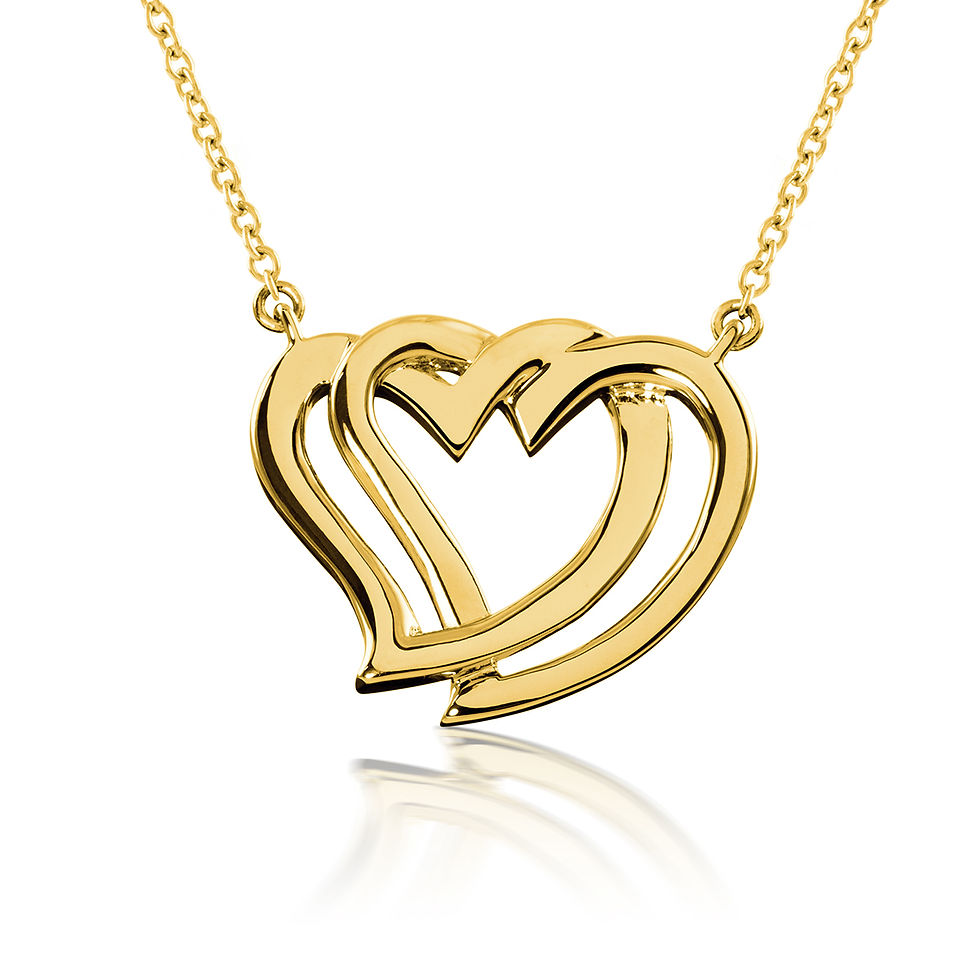 Our Hearts Crystal Pendant For Her