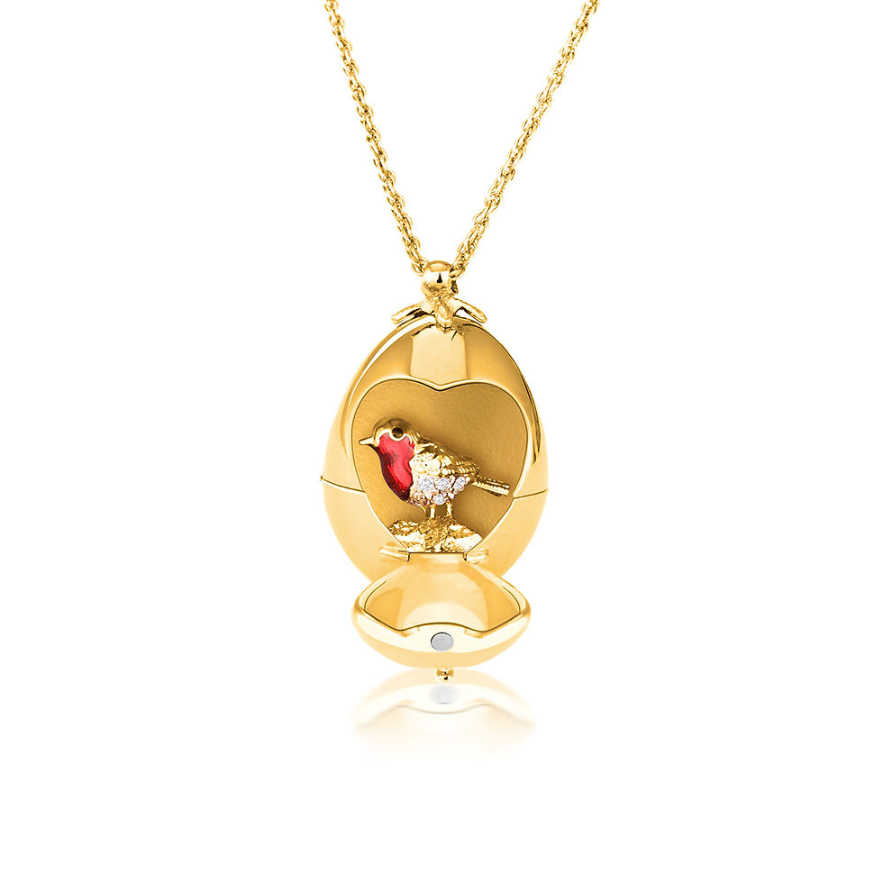 Garden Treasure Faberge Crystal Locket