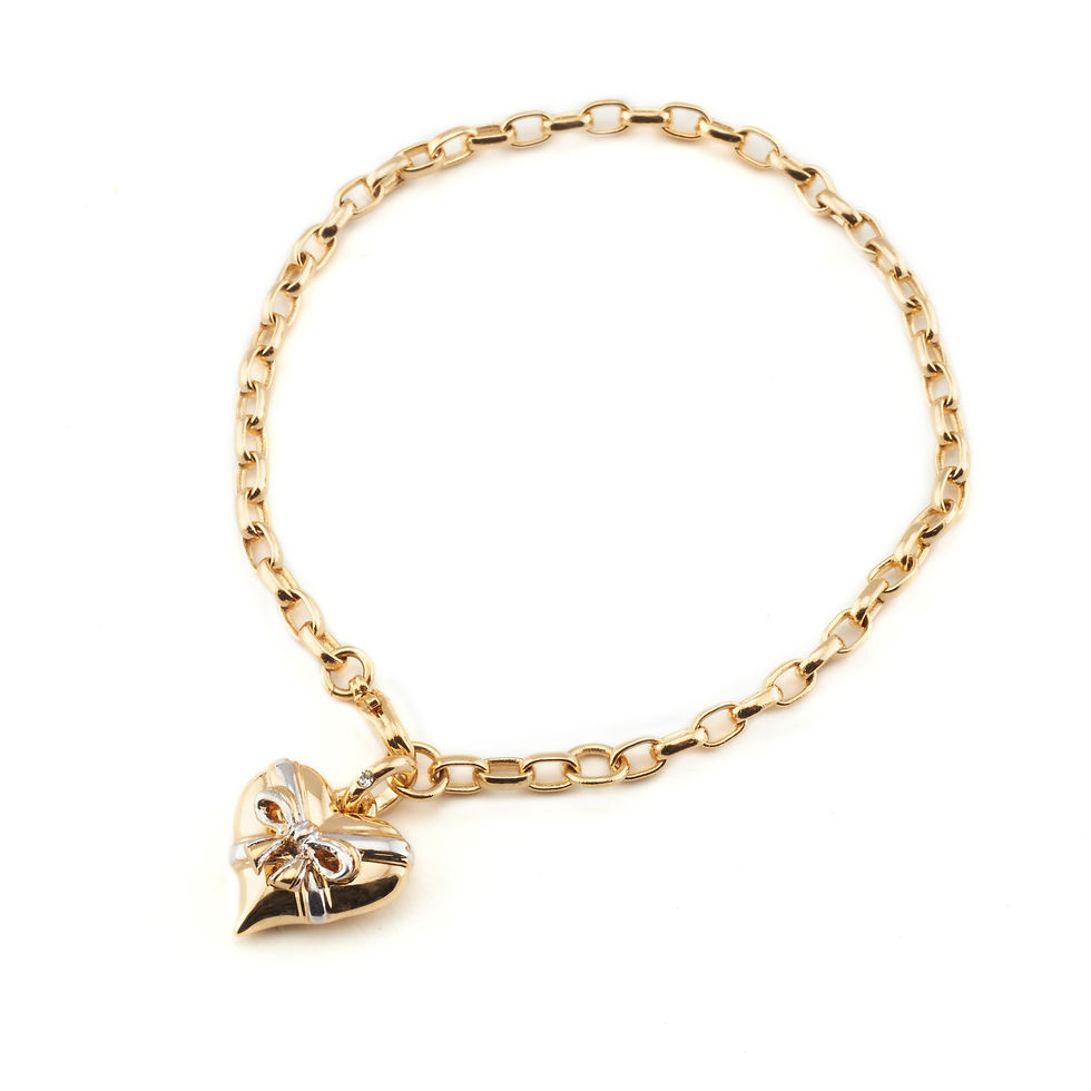 My Granddaughter, My Heart, My Love, Gift Of Love Diamond Bow Bracelet
