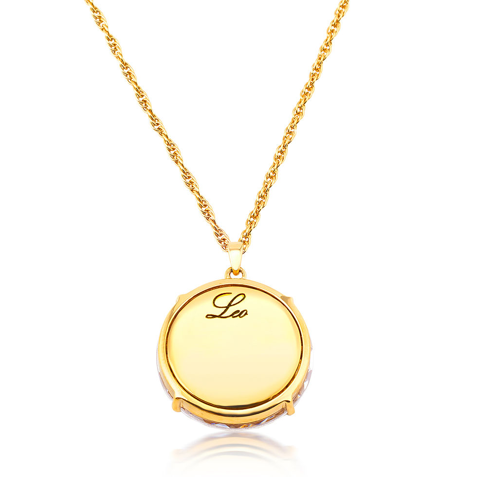 Born A Leo Pendant