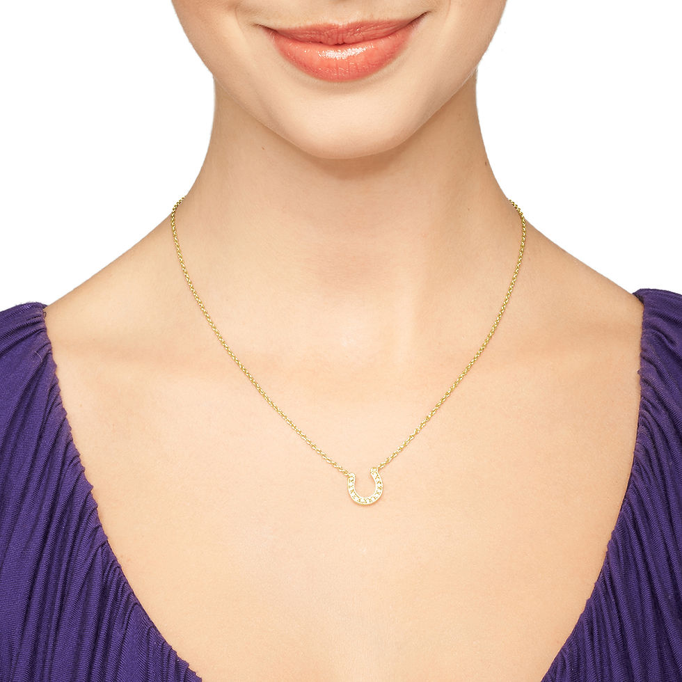 A Little Luck Horseshoe Pendant
