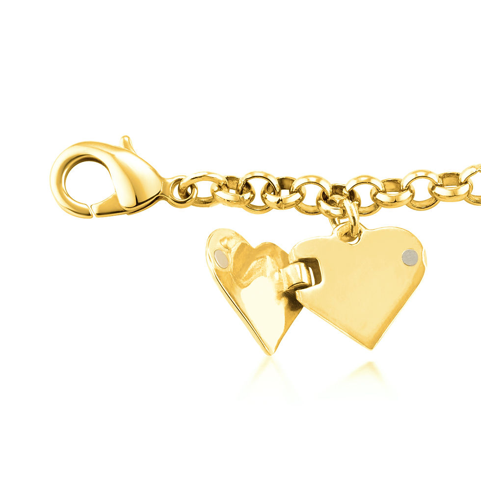 Footprints In The Sand Crystal Charm Bracelet For Mothers