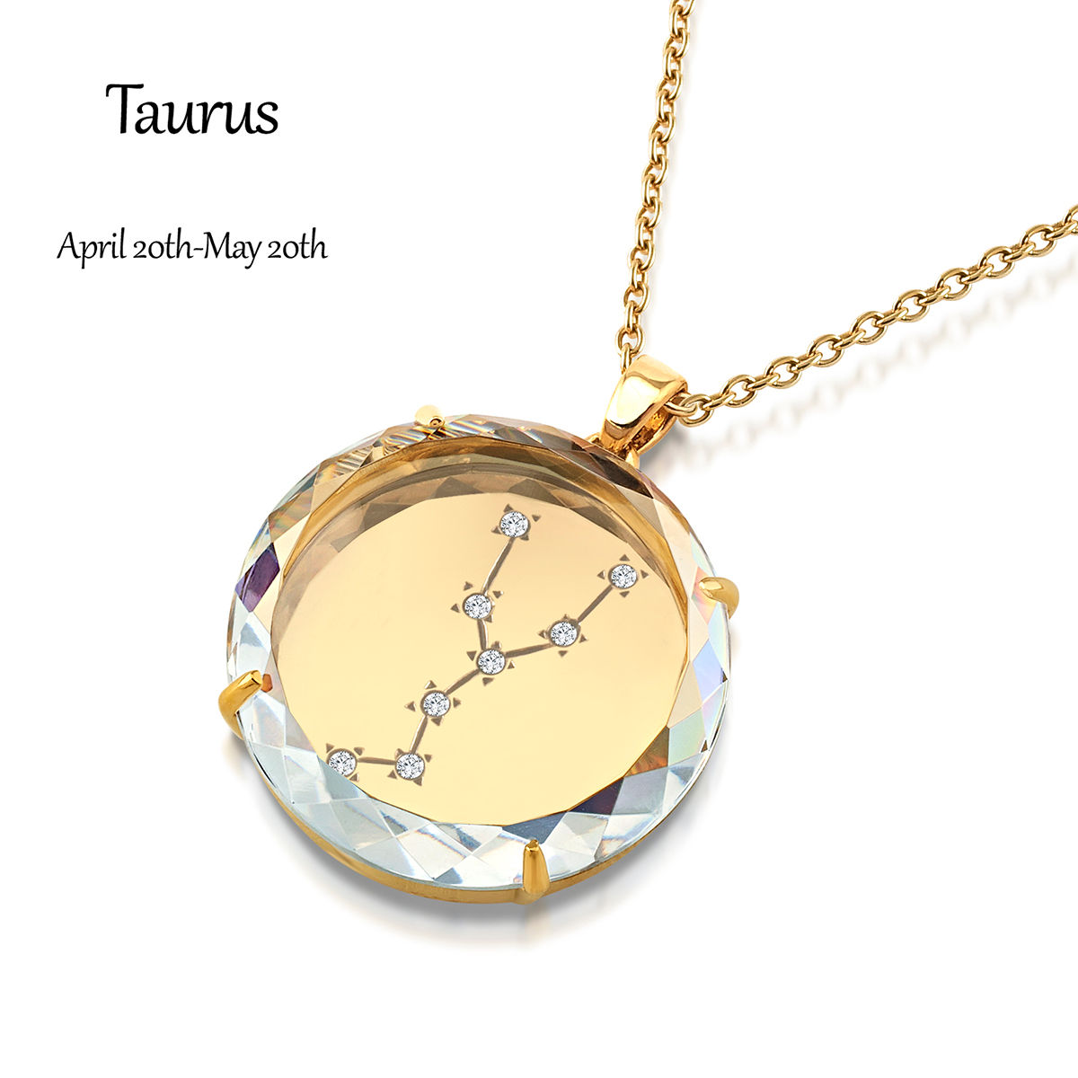 Born A Taurus Pendant
