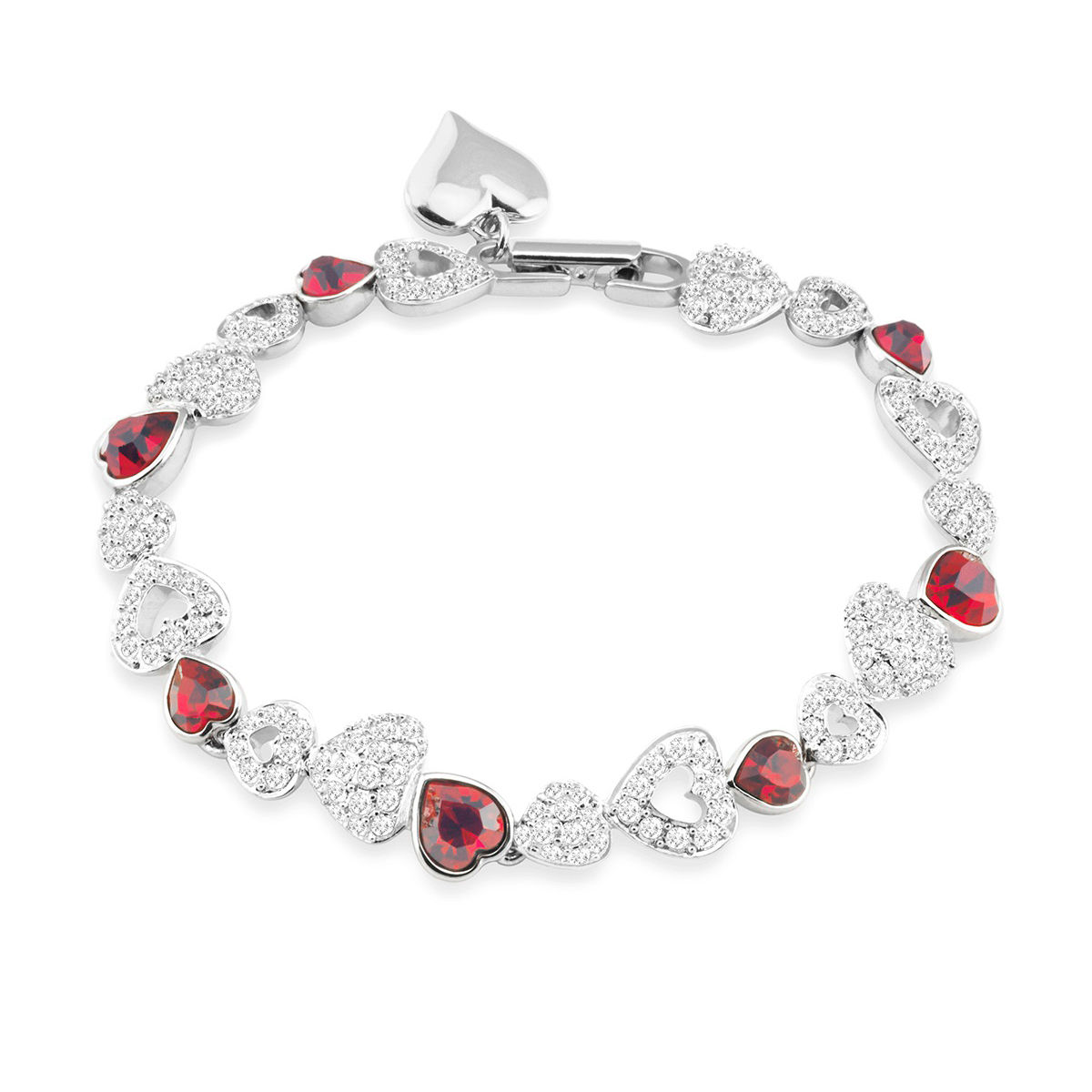 Crystal Heart Bracelet