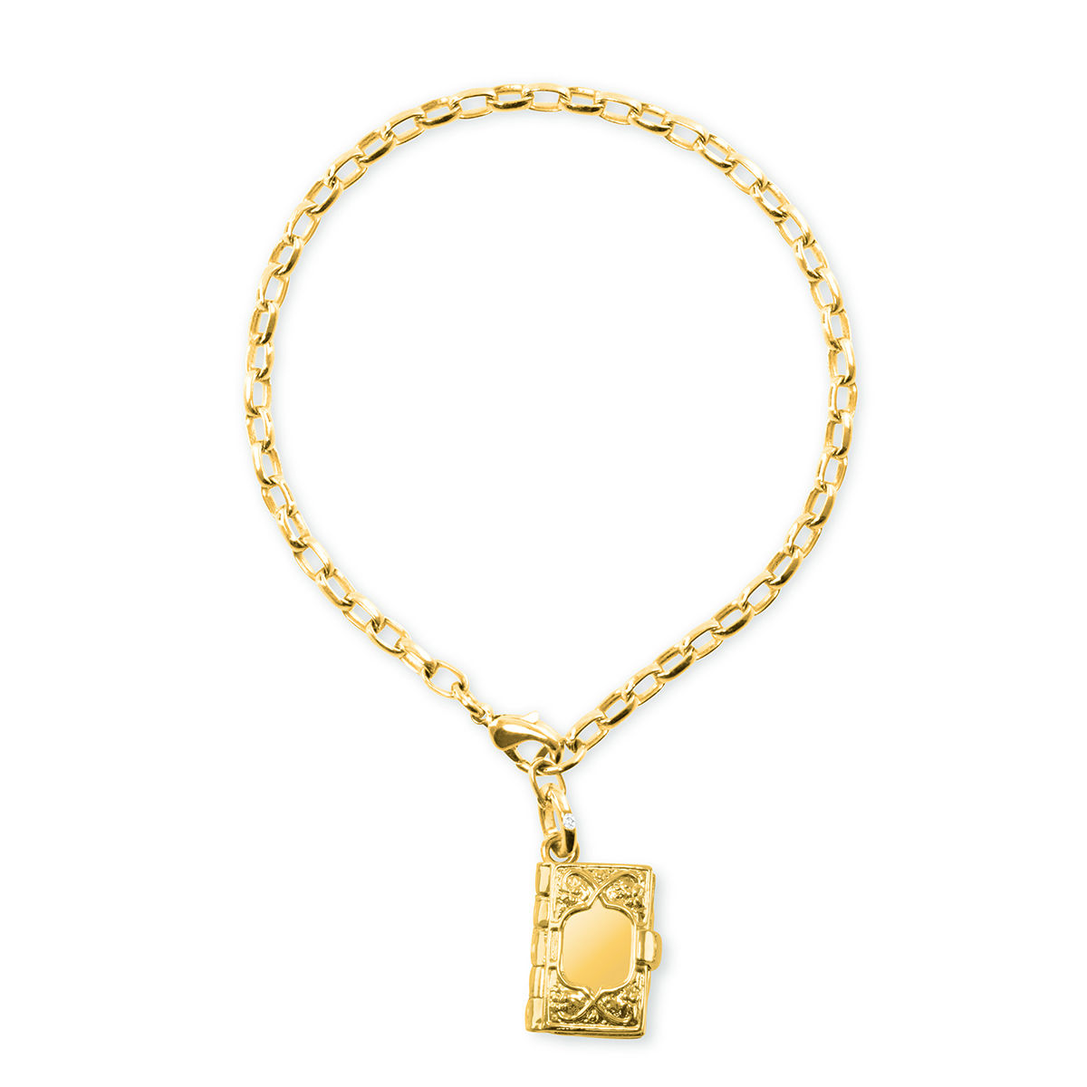 Little Book Of Granddaughters Memories Diamond Book Bracelet