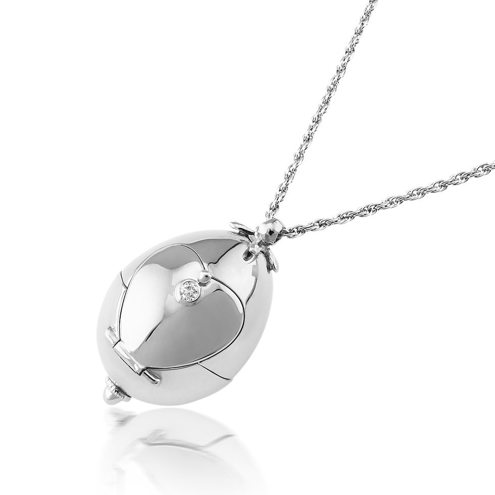 Thumbnail: Treasured Heart Faberge Crystal Locket