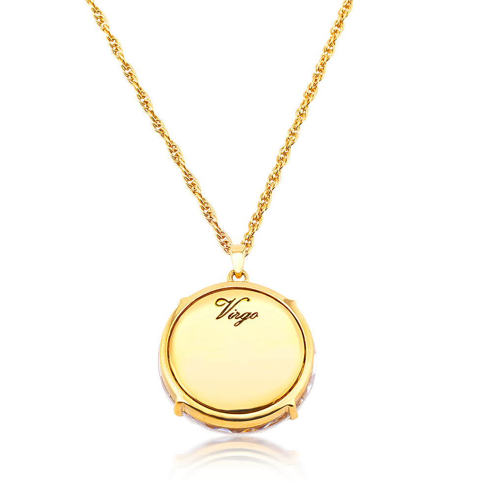Born A Virgo Pendant
