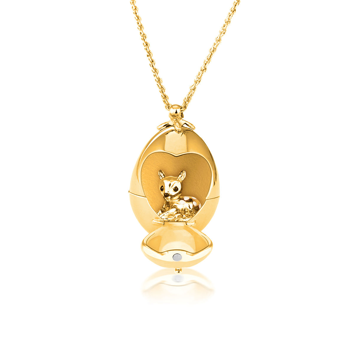 My Deer Grandmother, Faberge Crystal Locket