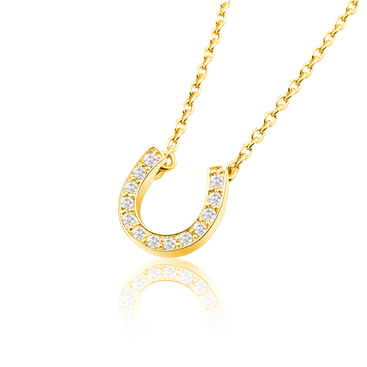 A Little Luck Horseshoe Pendant
