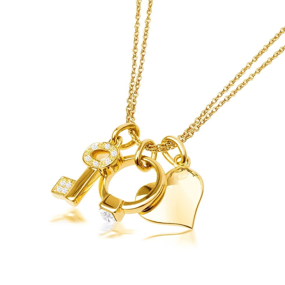 Key To My Heart Charm Pendant