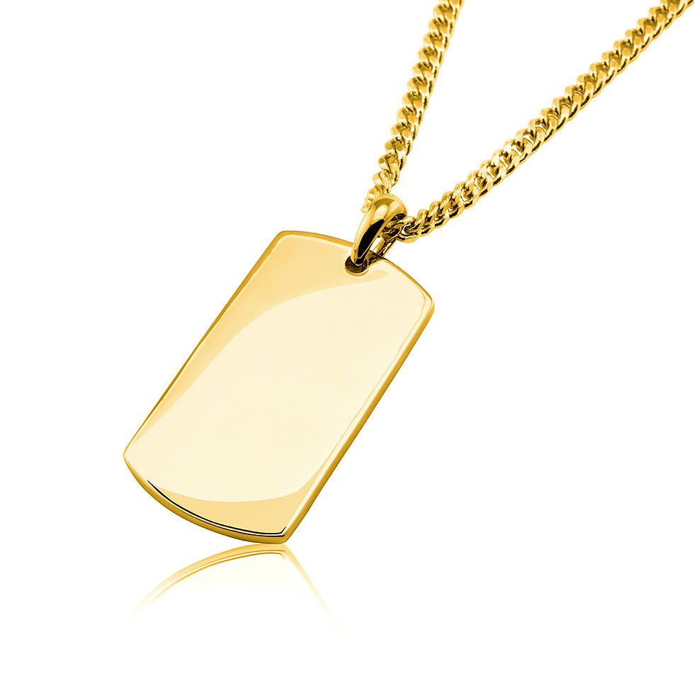 Just Between Us Men's Dog Tag Pendant For Sons