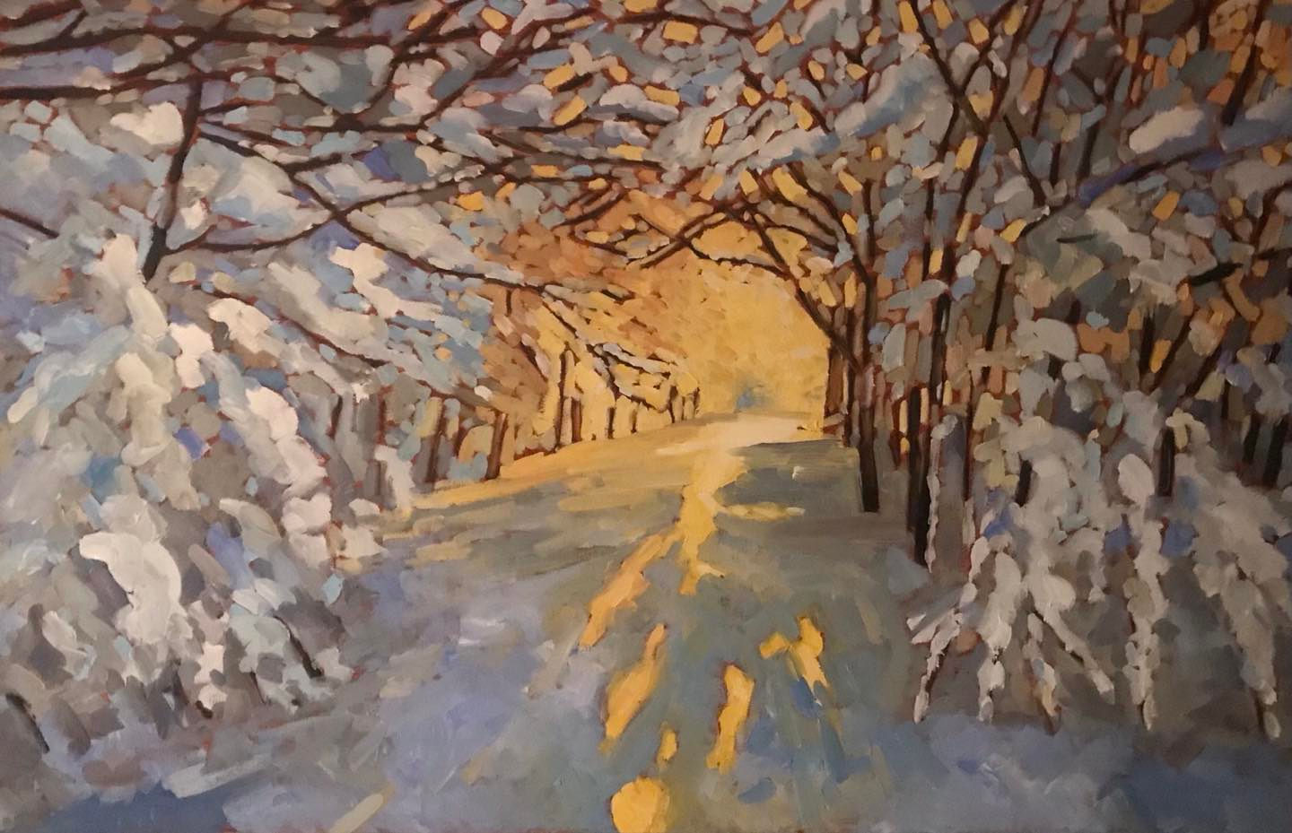 At dawn    36 x  24    Sold