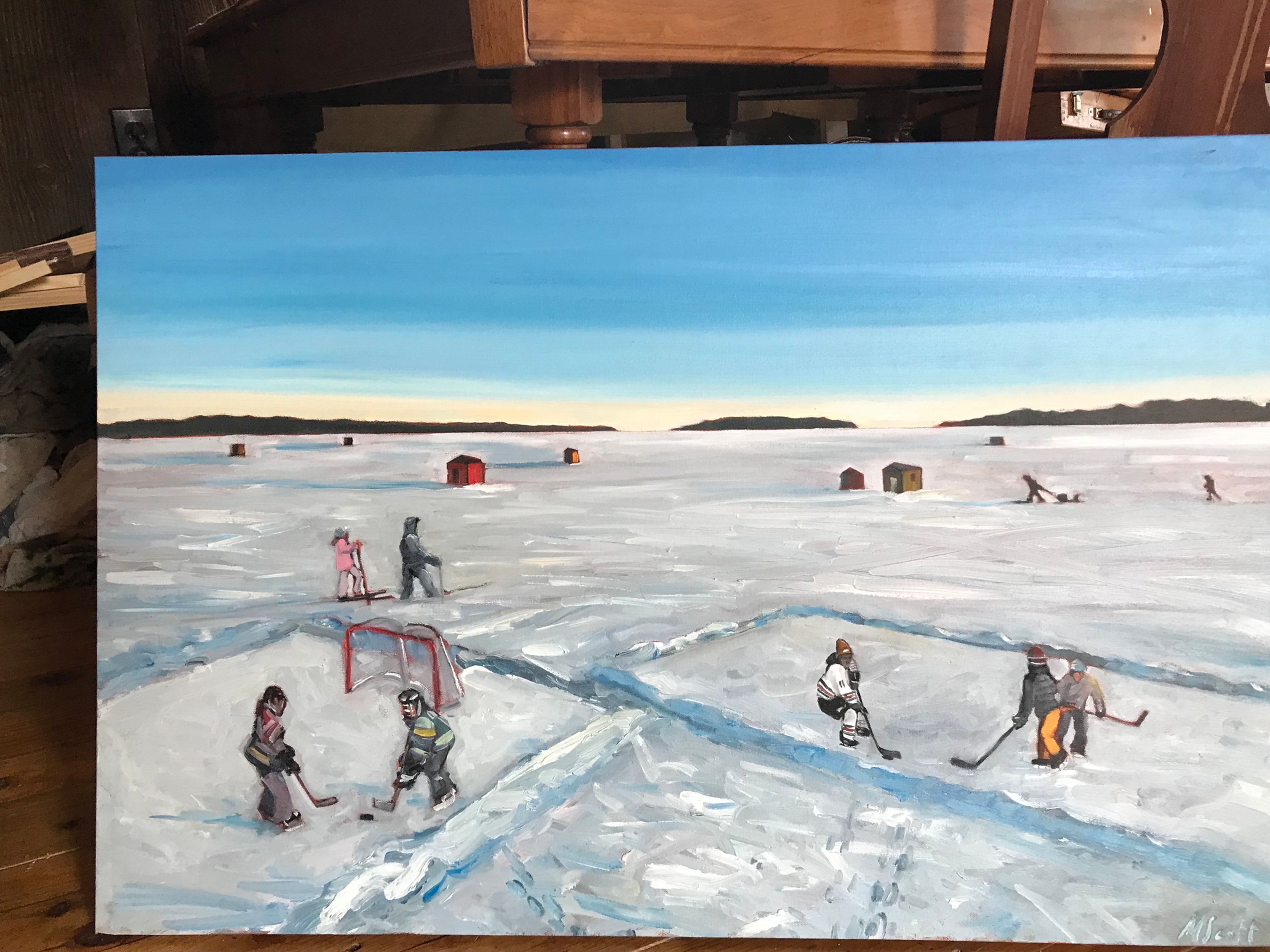 Covid rinks    24 x 36   Sold