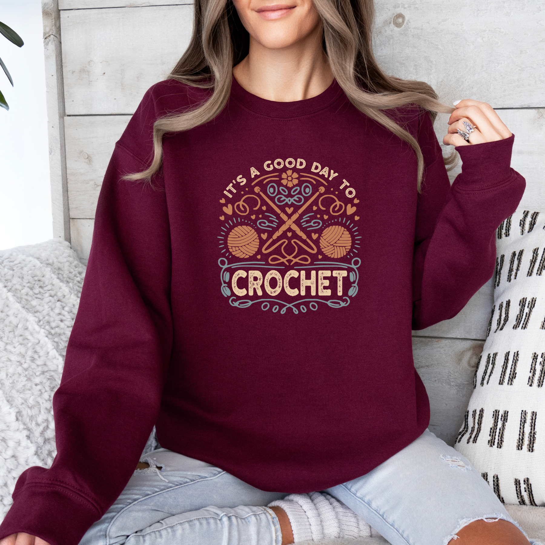 Good Day to Crochet Sweatshirt