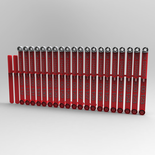 TagFaster Senior EID Twins Red Replacements | Datamars UK