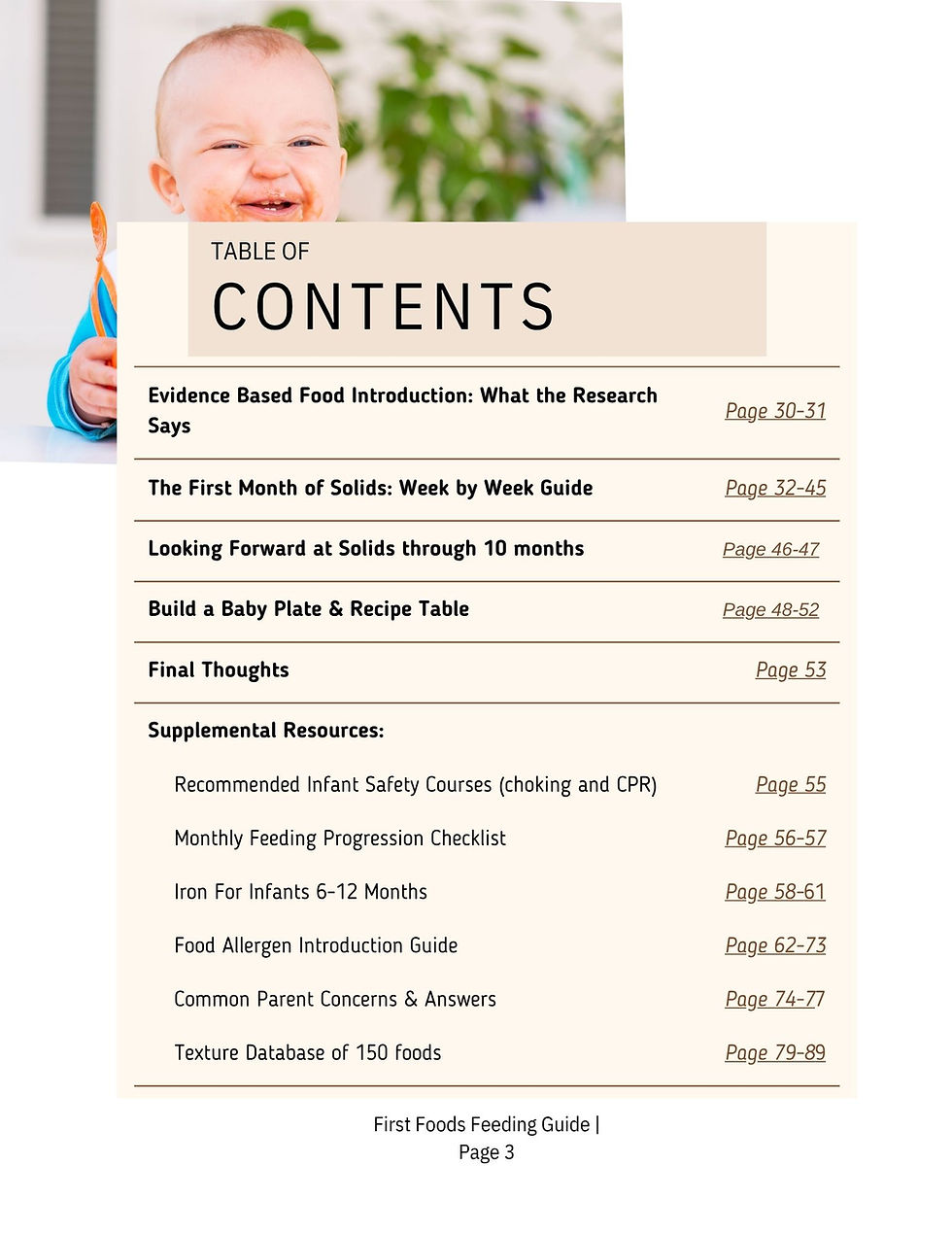 Thumbnail: Baby’s First Foods: A First Month Feeding Guide