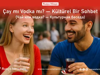 Çay mı Vodka mı? — Kültürel Bir Sohbet - Rusça Hikaye (Чай или водка? — Культурная беседа)