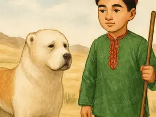 Alabai and the Shepherd