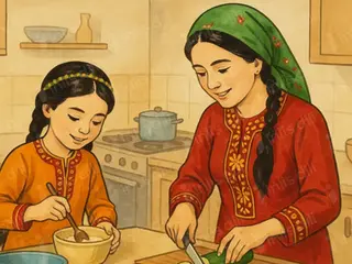 Cooking Together in the Kitchen