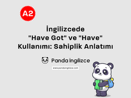 İngilizcede "Have Got" ve "Have" Kullanımı: Sahiplik Anlatımı