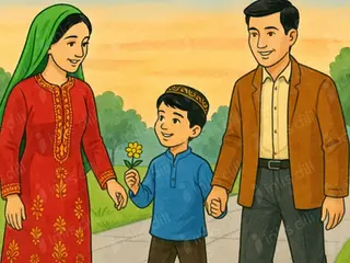 Walking Together in the Evening