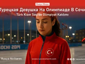 Türk Kızın Soçi’de Olimpiyat Katılımı - Rusça Hikaye