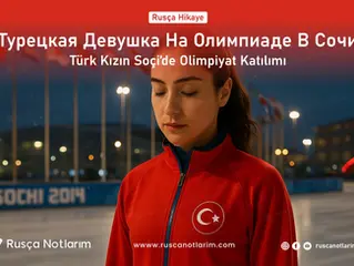 Türk Kızın Soçi’de Olimpiyat Katılımı - Rusça Hikaye