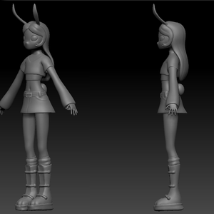 WIP - Peach Riot Style Character